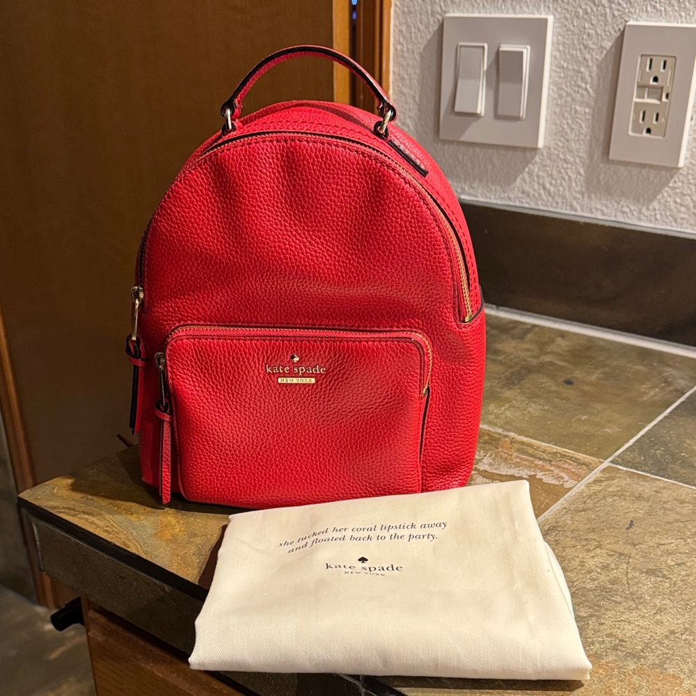 Kate Spade leather mini backpack